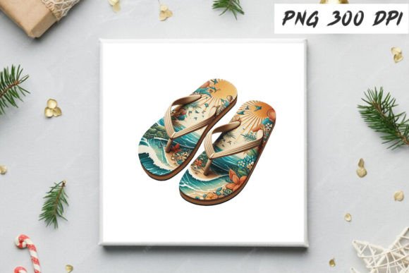 Download Summer Flip Flop Sandal Clipart Design - Premium Resources