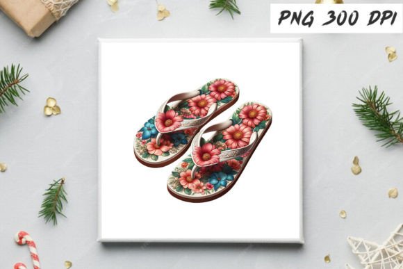 Download Summer Flip Flop Sandal Clipart Design - Premium Resources