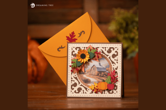 Download Harvest Greetings Card SVG - Card Collection