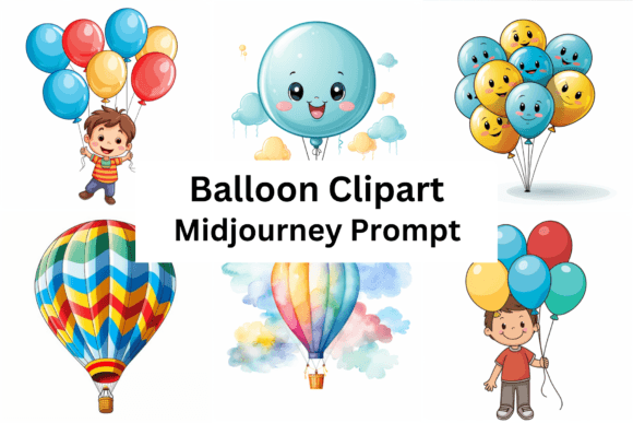 Download Midjourney Prompt for Balloon Clipart - Prompt Collection