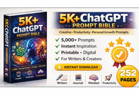 Download 5K+ChatGPT Prompt Bible - Prompt Collection