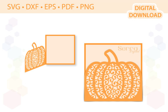 Download Pumpkin Fall Greetings Card Template - Card Collection
